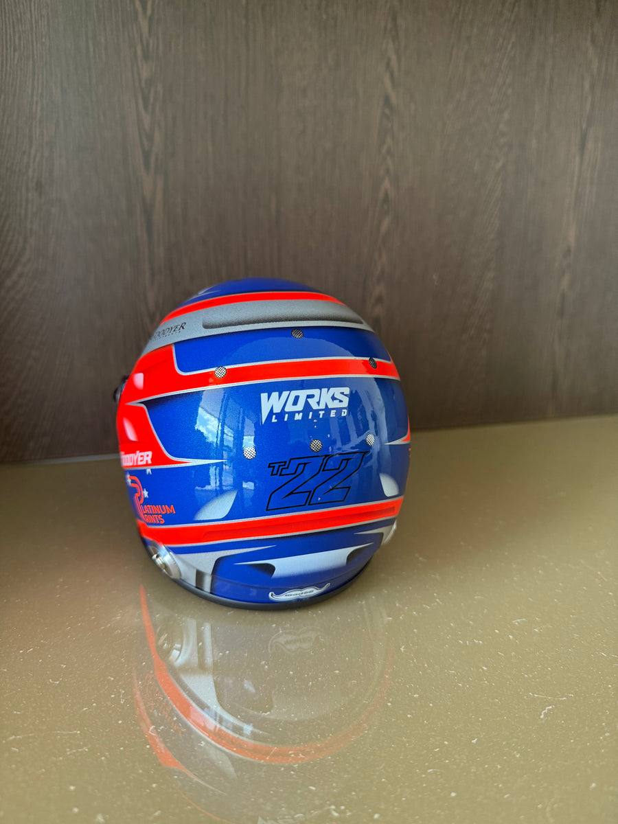 fake schuberth helmets 1/2 Scale Mini Replica Schuberth Helmet – Jock Goodyer Racing