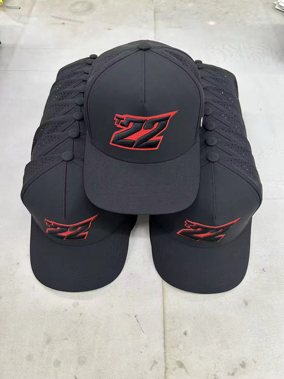 T22 Puff Hat Black