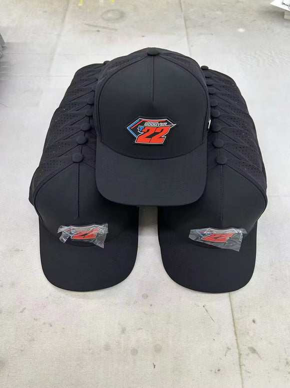 T22 Patch Hat Black