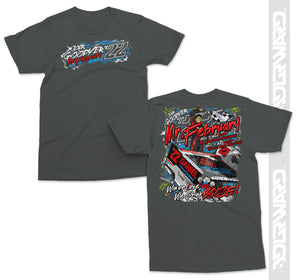 Mr February Tee Charcoal